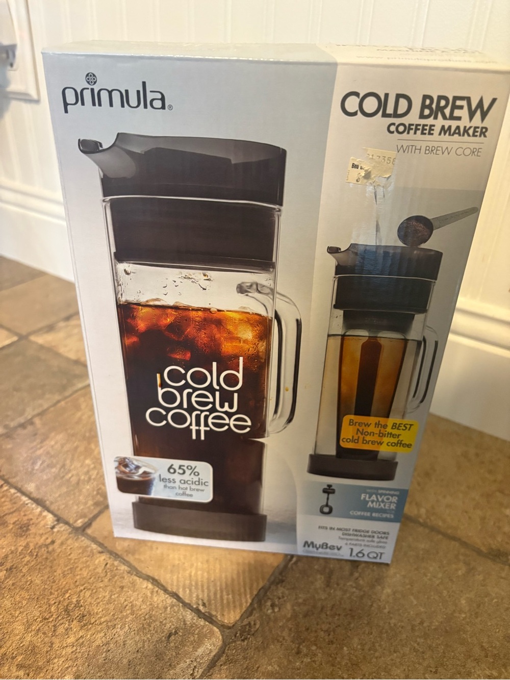 Primula Black Cold Brew Coffee Maker - 1.6 QT